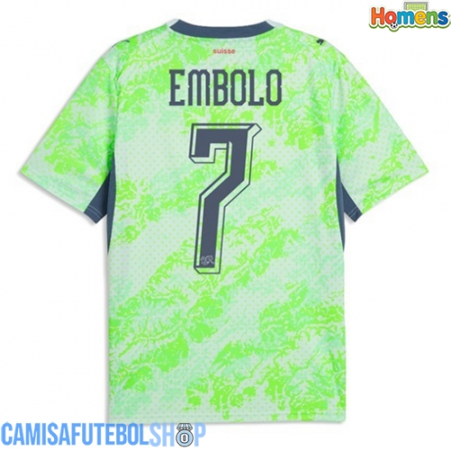 Camisa de time de futebol Suíça Breel Embolo #7 Replicas 2º Equipamento Mundo 2026 Manga Curta